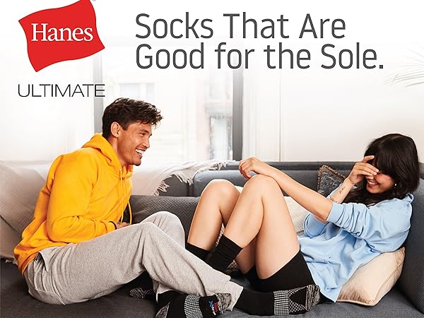 Hanes Ultimate socks that are good for the sole