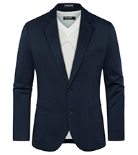 mens lightweight knit blazer regular fit stretch knit sport coats