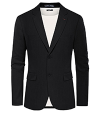 mens herringbone textures blazer suit jacket casual slim fit sport coats for wedding party