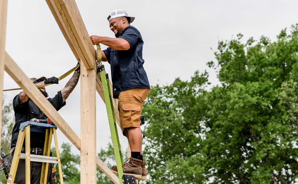 man on ladder