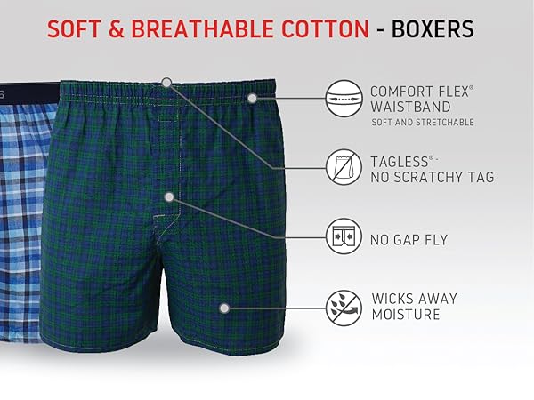 woven boxers