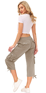 Women&amp;amp;amp;amp;amp;amp;#39;s Cargo Capris Hiking Running Pants