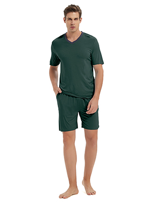 Men’s Short Sleeves and Shorts Pajama Set