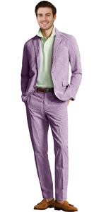 Pink Men''s Suit Set