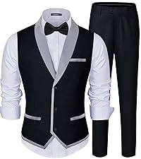 Men&amp;amp;amp;amp;amp;#39;s Suit Vest Slim Fit Formal Business Dress Vest Casual Wedding Waistcoat