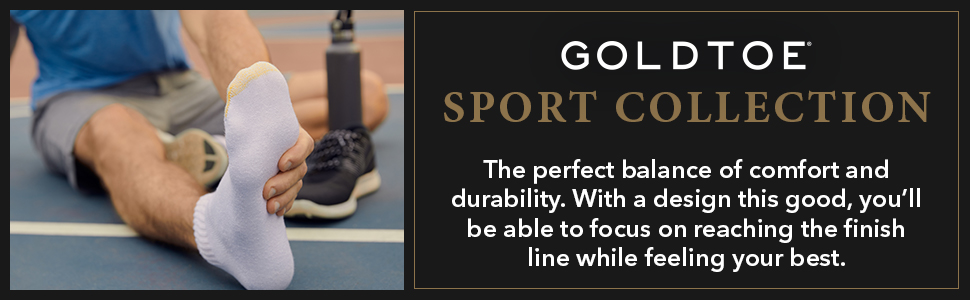 GOLDTOE 656 Sport Sock; Athletic Socks