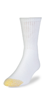 GOLDTOE 656 Short Crew sock; athletic; sport