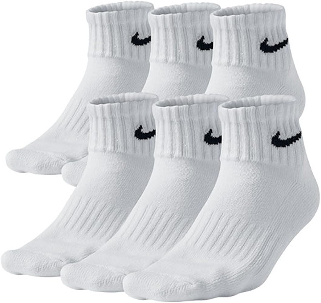 Nike Men's Bag Cotton Quarter Cut Socks (6 Pack)