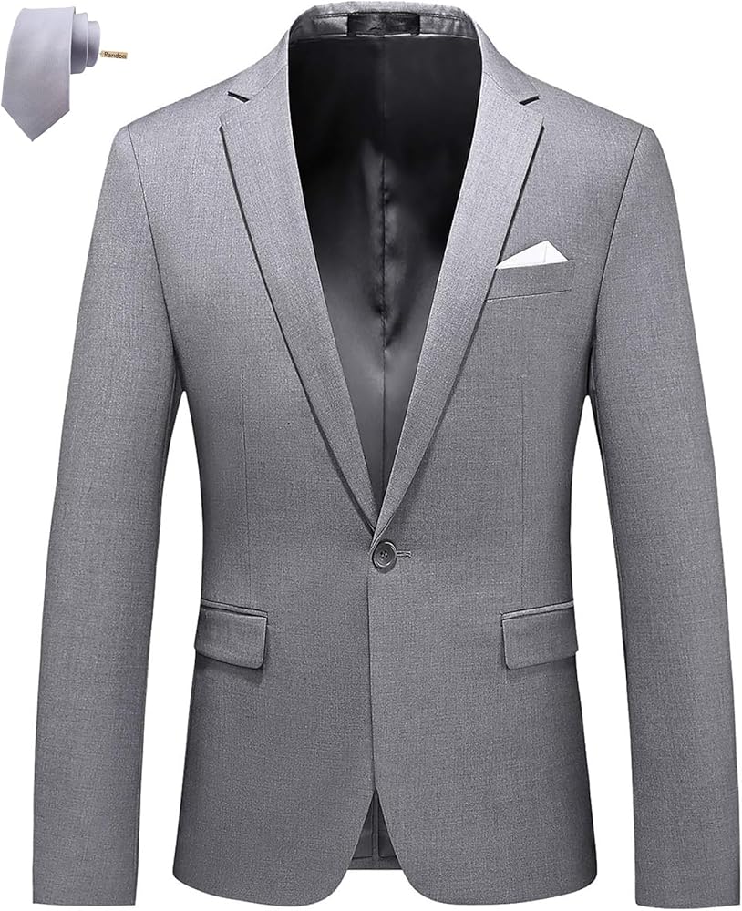 Mens Blazer Slim Fit Sport Coats 26 Colors Suit Jacket for Daily Business and Prom Party