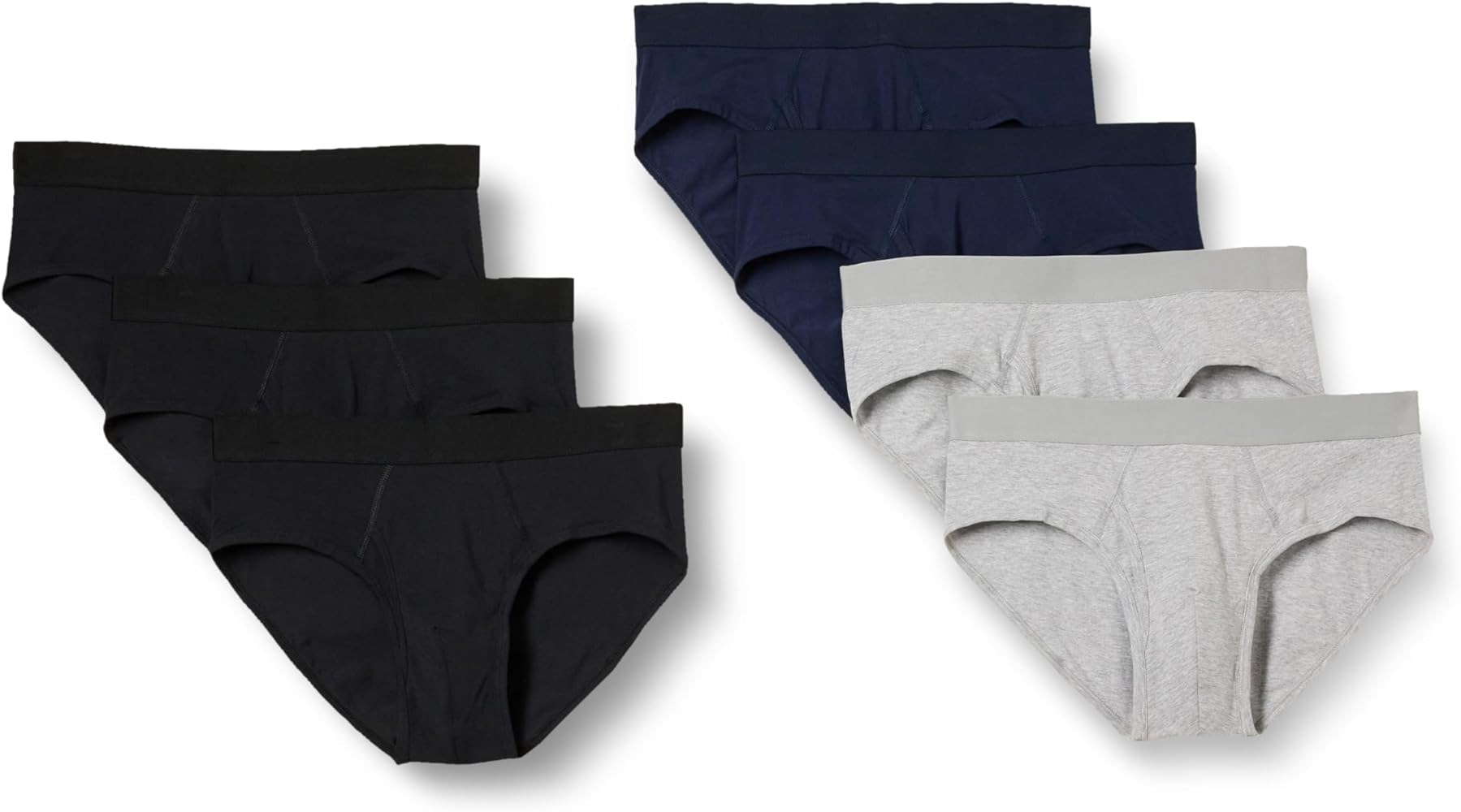 Amazon Essentials Men's Cotton Jersey Brief Underwear (Available in Big & Tall), Pack of 7