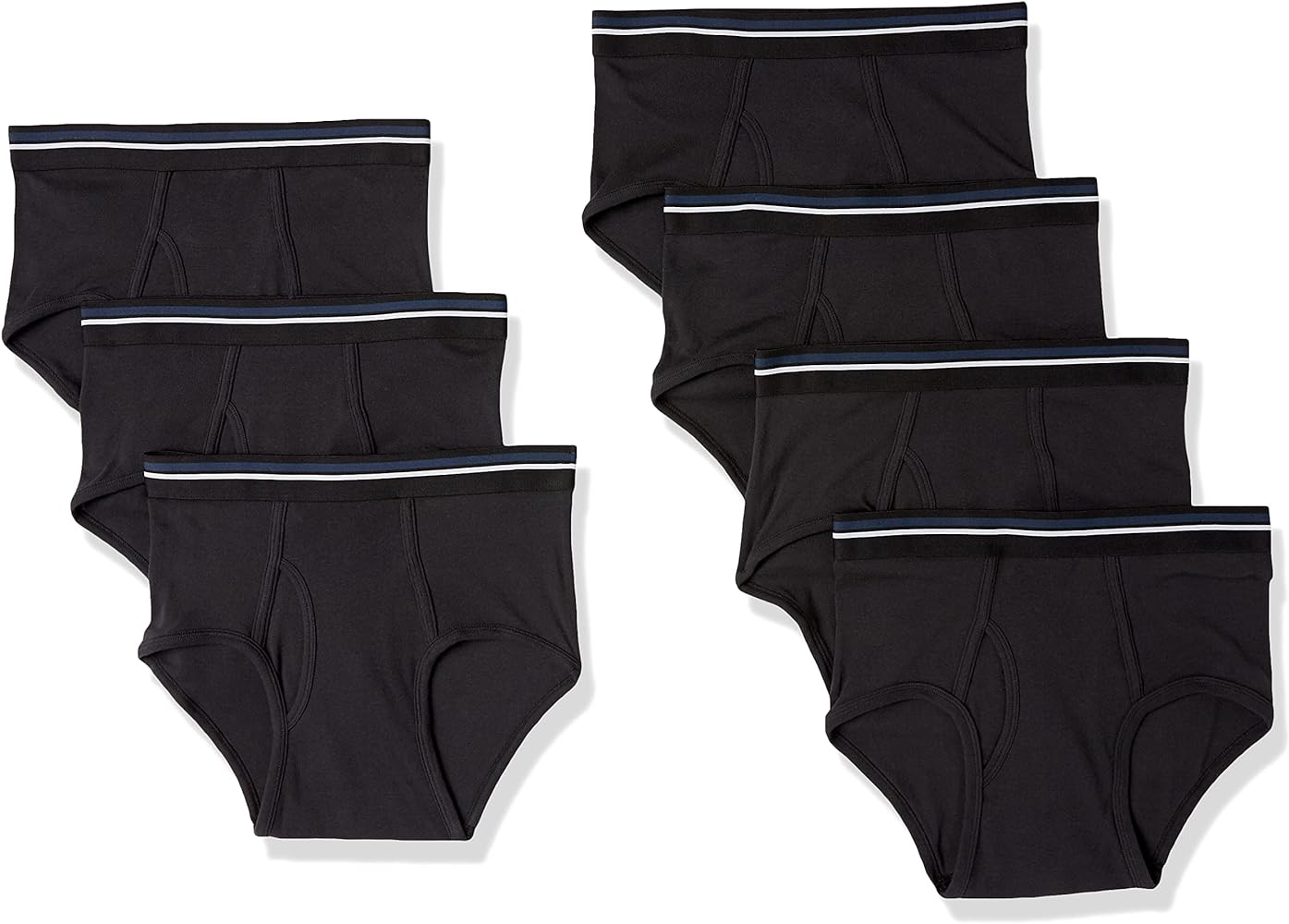 Amazon Essentials Men's Cotton Tag-Free Briefs Underwear, Multipacks