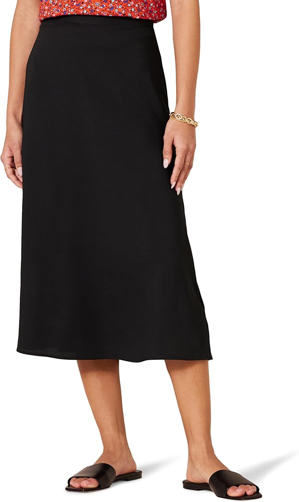 Amazon Essentials Women's Georgette Midi Length Skirt